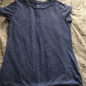 Blue striped shirt